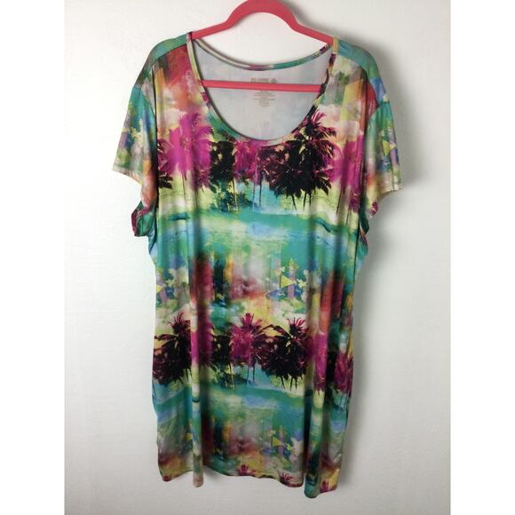 Reel Legends Keep it Cool Performance Dress Short Sleeve 3XL palms - Picture 1 of 3